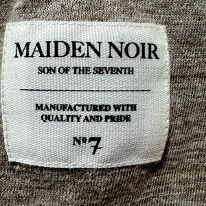 Maiden Noir patch pocket tshirt